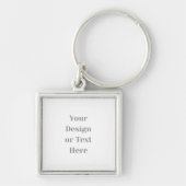 Customizable Your Design or Text Here Personalized Sleutelhanger (Voorkant)