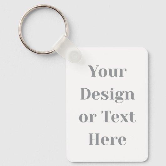 Customizable Your Design or Text Here Personalized Sleutelhanger (Voorkant)