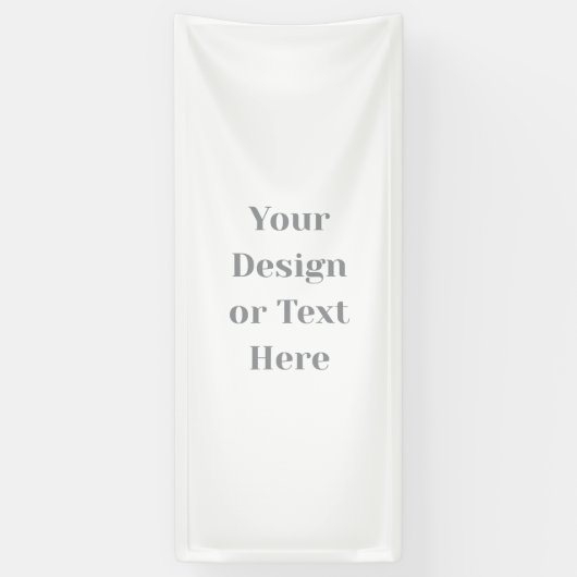 Customizable Your Design or Text Here Personalized Spandoek (Verticaal)