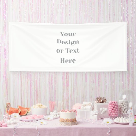 Customizable Your Design or Text Here Personalized Spandoek (Feest)