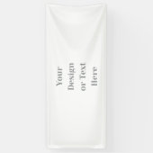 Customizable Your Design or Text Here Personalized Spandoek (Verticaal)