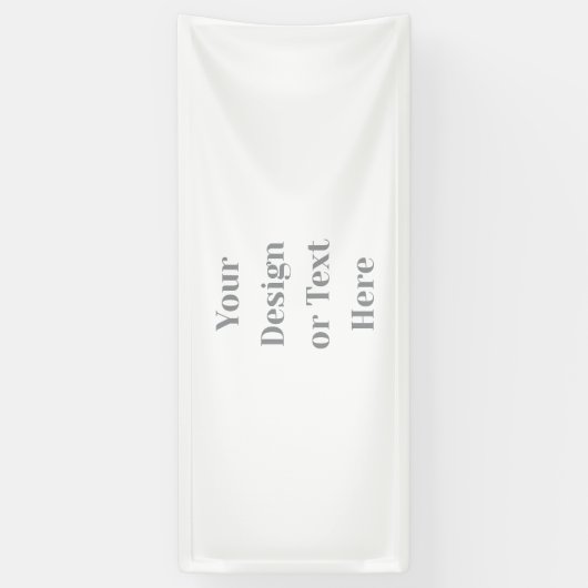 Customizable Your Design or Text Here Personalized Spandoek (Verticaal)