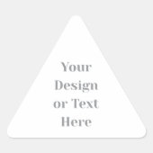 Customizable Your Design or Text Here Personalized Sticker (Voorkant)