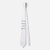 Customizable Your Design or Text Here Personalized Stropdas (Voorkant)