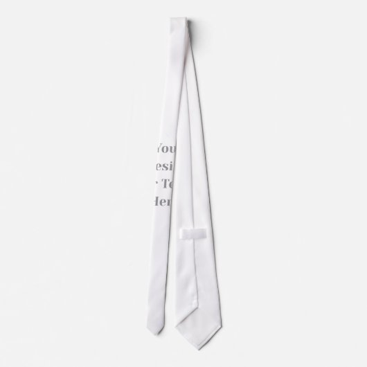 Customizable Your Design or Text Here Personalized Stropdas (Achterkant)