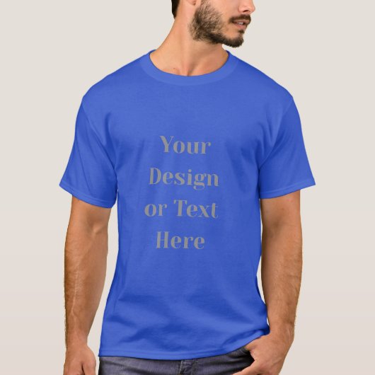Customizable Your Design or Text Here Personalized T-shirt (Voorkant)