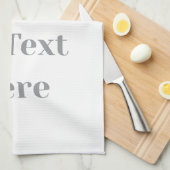 Customizable Your Design or Text Here Personalized Theedoek (Quarter Fold)