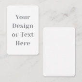 Customizable Your Design or Text Here Personalized Visitekaartje (Voorkant / Achterkant)