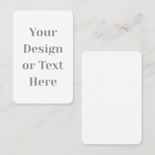 Customizable Your Design or Text Here Personalized Visitekaartje (Voorkant / Achterkant)