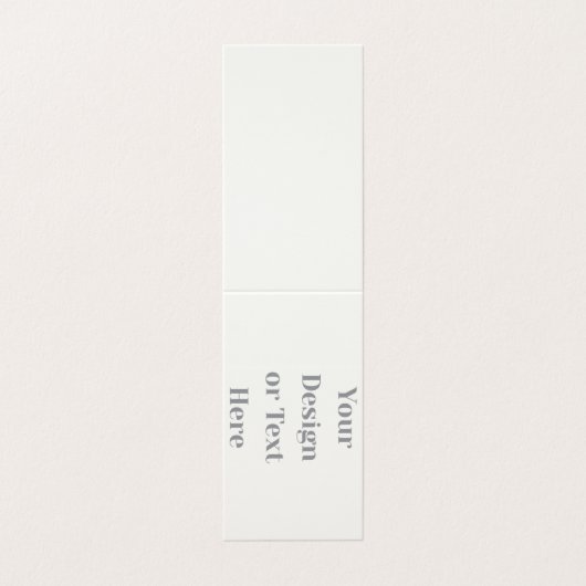 Customizable Your Design or Text Here Personalized Visitekaartje (Buitenkant ongevouwen)