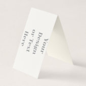 Customizable Your Design or Text Here Personalized Visitekaartje (Voorkant)