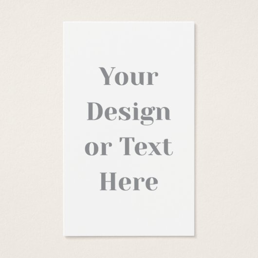 Customizable Your Design or Text Here Personalized Visitekaartje (Voorkant)
