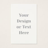Customizable Your Design or Text Here Personalized Visitekaartje (Voorkant)