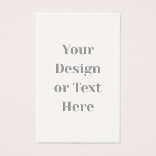 Customizable Your Design or Text Here Personalized Visitekaartje (Voorkant)