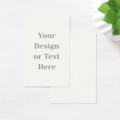 Customizable Your Design or Text Here Personalized Visitekaartje (Bureau)
