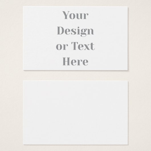 Customizable Your Design or Text Here Personalized Visitekaartje (Voorkant /achterkant)