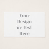 Customizable Your Design or Text Here Personalized Visitekaartje (Voorkant)