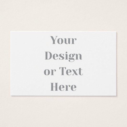Customizable Your Design or Text Here Personalized Visitekaartje (Voorkant)