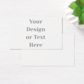Customizable Your Design or Text Here Personalized Visitekaartje (Bureau)