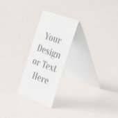 Customizable Your Design or Text Here Personalized Visitekaartje (Voorkant)
