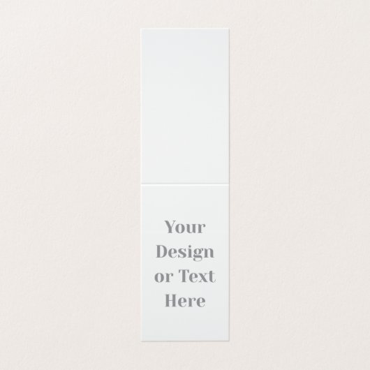 Customizable Your Design or Text Here Personalized Visitekaartje (Buitenkant ongevouwen)