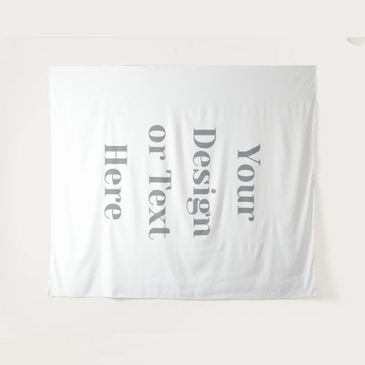 Customizable Your Design or Text Here Personalized Wandkleed (Voorkant (horizontaal))