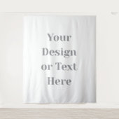 Customizable Your Design or Text Here Personalized Wandkleed (Voorkant)