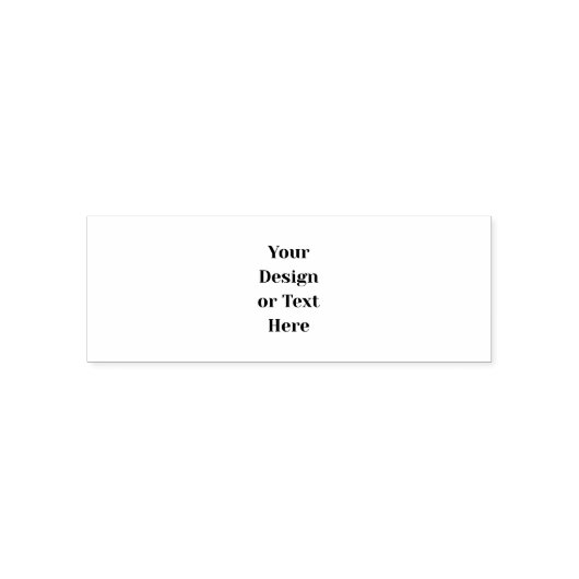Customizable Your Design or Text Here Personalized Zelfinktende Stempel (Design)