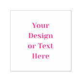 Customizable Your Design or Text Here Personalized Zelfinktende Stempel (Design)