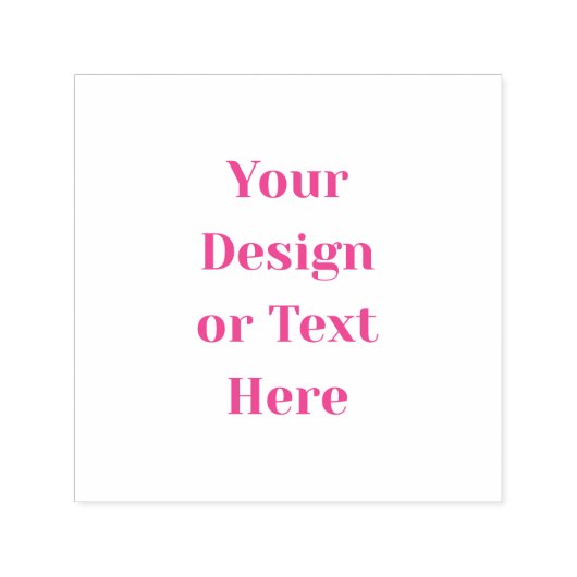 Customizable Your Design or Text Here Personalized Zelfinktende Stempel (Design)