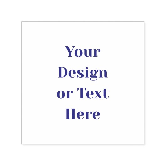 Customizable Your Design or Text Here Personalized Zelfinktende Stempel (Design)