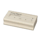 Customizable Your Favorite Music Rubberstempel (Stempel)