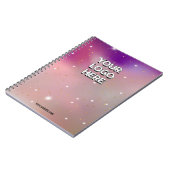 Customizable Your Logo Here Notitieboek (Linkerzijde)