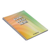 Customizable Your Logo Here Notitieboek (Rechterzijde)