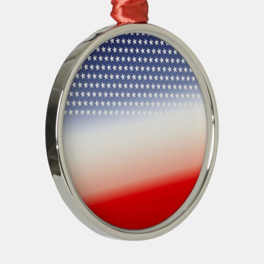 Customize Americana Metalen Ornament (Rechts)