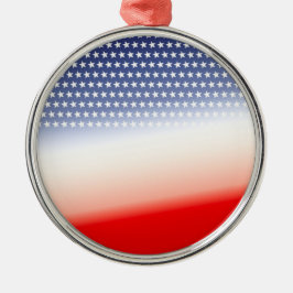 Customize Americana Metalen Ornament
