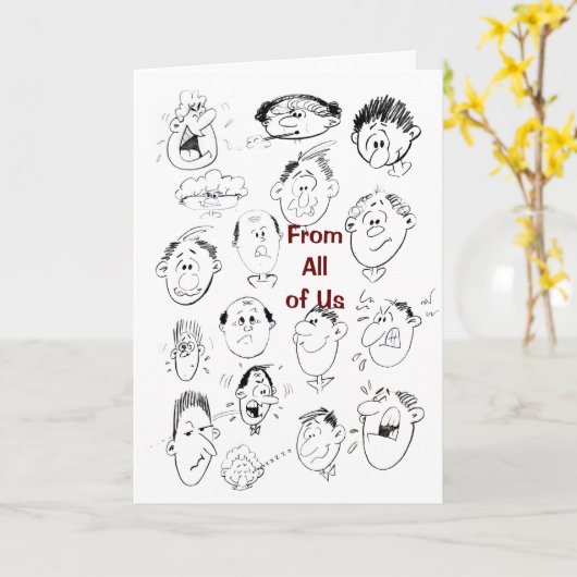 Customize an Office Card Kaart (Gele Bloem)