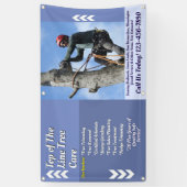 Customize Arborist Tree Service Business Promo Spandoek (Verticaal)
