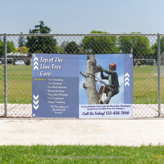 Customize Arborist Tree Service Business Promo Spandoek (Insitu)