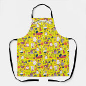 Customize Bakery Shop Kitchen Utensils Pattern Schort (Voorkant)