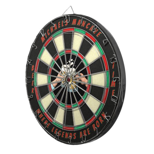 Customize Beer Themed Mancave Dartbord (Voorkant Rechts)