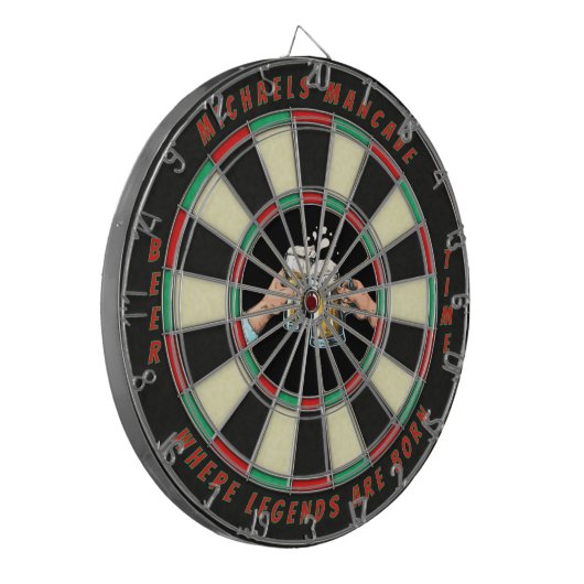 Customize Beer Themed Mancave Dartbord (Voorkant Links)