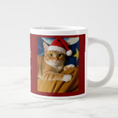 Customize ,Best Christmas ,Cat Photo Specialty Mug Grote Koffiekop (Rechts)