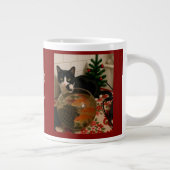 Customize ,Best Christmas ,Cat Photo Specialty Mug Grote Koffiekop (Rechts)