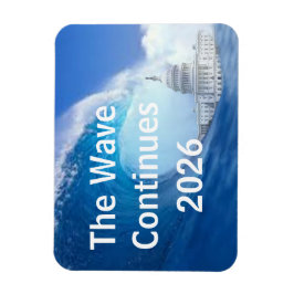 Customize Blue Wave Election 2026 Magneet