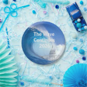 Customize Blue Wave Election 2026 Papieren Bordje (Feest)