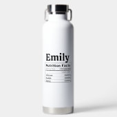 Customize Bridesmaid Personalize Bride Maid Honor Waterfles (Voorkant)