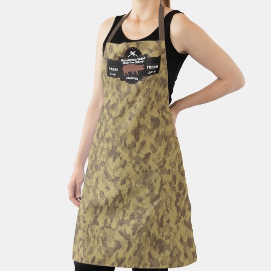 Customize Butcher Shop Brown Hog Brown Camo Schort (Insitu)