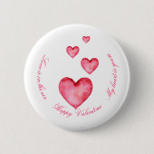 Customize Button - Happy Valentine (Voorkant)