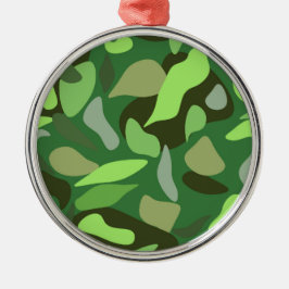 Customize Camouflage Metalen Ornament